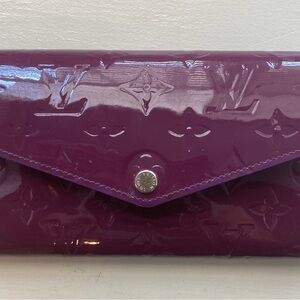 Louis Vuitton Sarah Wallet – Améthyste Vernis Rare color